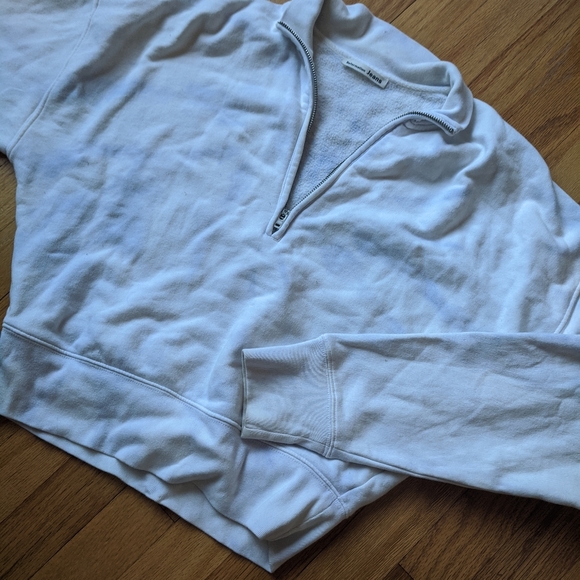 reformation quarter zip